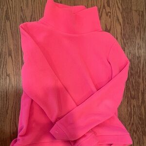 Dudley Stephens Park Slope Fleece Neon Pink - small EUC